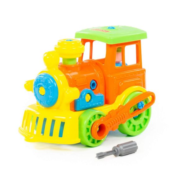 Constructor-transport "Steam locomotive" (48 elements) (mesh) 71255